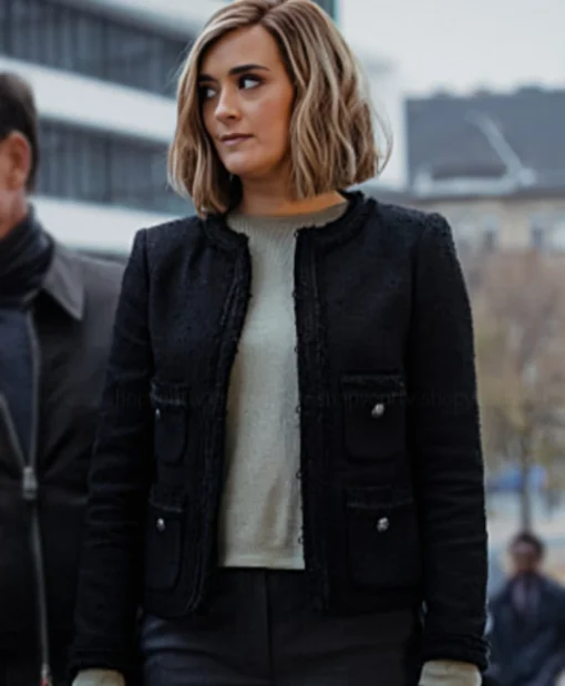 Cote De Pablo NCIS S01 Black Jacket