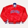 Philadelphia Sixers 76ers Red Starter Varsity Jacket