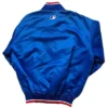 Shop 90s Montreal Expos Bomber Blue Satin Varsity Jacket