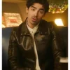 A Very Jonas Christmas Joe Jonas Leather Jacket