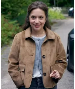 Ghosts US Abby Pinkus Suede Cropped Jacket