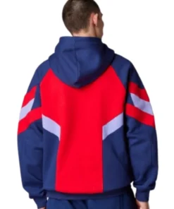 Arsenal Adidas 24 25 Red and Navy Pullover Unisex Hoodie