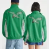 Aeropostale Philadelphia Eagles Green Full-Zip Track Jacket