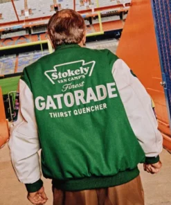 A’ja Wilson Gatorade Green & White Varsity Jacket