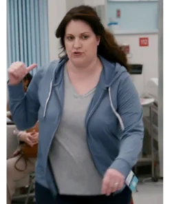 Allison Tolman St Denis Medical S02 Blue Hoodie