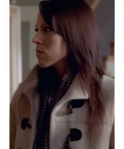 Supernatural S03 Amanda Burns Tan Wool Peacoat