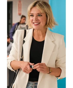 Chelsea Frei DMV S01 White Blazer