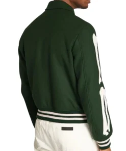 Men and Women Amiri Bones Letterman Wool Varsity Jacket