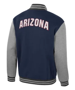 Colosseum Arizona Wildcats Ambi-Turner Full-Zip Navy Varsity Jacket