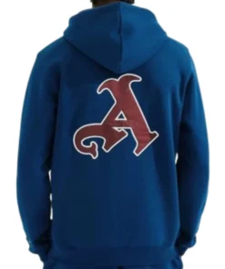 Arsenal Adidas 24 25 Blue Pullover Hoodie