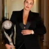 WTA Finals 2025 ArynaSabalenka Black Blazer