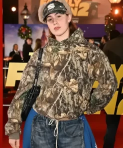 World Premiere 2025 Ava Hirons Camo Print Pullover Hoodie