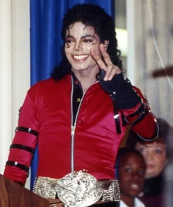 Michael Jackson Bad World Tour 1987 Red Jacket