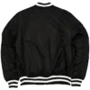 MA-1 Baltimore Ravens Black Satin Bomber Jacket