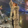 Becky Lynch Chinchilla Fur Coat