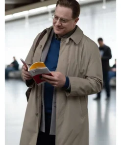 Rental Family Brendan Fraser Beige Coat