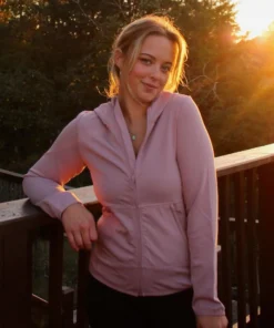 Nina Jarvis The Beast In Me S01 Brittany Snow Lilac Full Zip Hoodie Sweatshirt