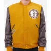 Brooklyn Nets Two Tone Varsity Jacket