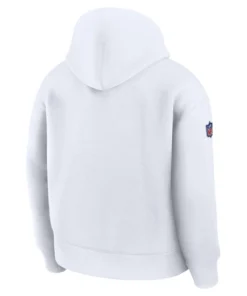 Buffalo Bills Nike 2025 Rivalries Collection Oversized Tech Fleece Hoodie – White