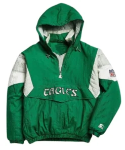 80’s Philadelphia Eagles Green Anorak Jacket