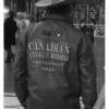 Canadian Finals Rodeo 51th Logan Hay NFR Winner Brown Leather Jacket