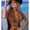 Lainey Wilson CMA Fest Cowboy Leather Vest