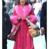 Elsbeth Tascioni TV Series Elsbeth S03 Carrie Preston Fur Trim Pink Coat