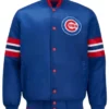 Scout I Chicago Cubs Royal Satin Jacket