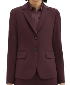 Anna TV-Series FBI S08 Claire Coffee Maroon Blazer