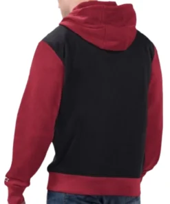 Thursday Night Gridiron Washington Commanders Starter Black and Burgundy Full-Zip Hoodie