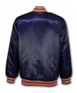 1984’s Detroit Tigers Navy Bomber Full-Snap Satin Jacket
