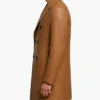 Double-Breasted Brown Overcoat Men