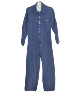 Sarah Trafford Down Cemetery Road 2025 Ruth Wilson Denim Jumpsuit