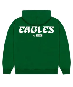GOLF WANG Philadelphia Eagles Cutout Pullover Green Hoodie