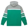 Kelly Green Philadelphia Eagles Head Coach Grey Pullover Hoodie