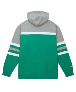 Kelly Green Philadelphia Eagles Head Coach Grey Pullover Hoodie