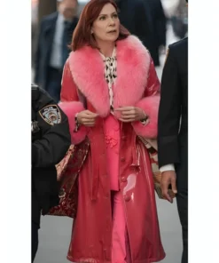 Carrie Preston Elsbeth S3 Fur Trim Coat