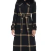 The Today Show 2025 Emilie Ikeda Plaid Wool Belted Coat