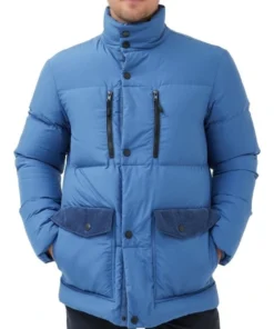 Finding Mr Christmas Season 02 Blue Ski Puffer Jacket