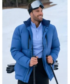 Finding Mr Christmas 2025 Blue Ski Puffer Jacket