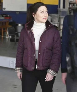 Tracker Fiona Rene Purple Quilted Jacket