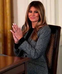First Lady Melania Trump Wool Blazer