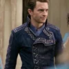 Jonathan Bailey Wicked 2024 Blue Jacket