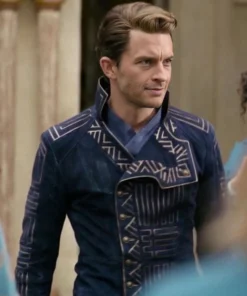 Jonathan Bailey Wicked 2024 Blue Jacket