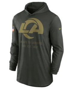 LA Rams 2025 Salute to Service Long Sleeve Hoodie