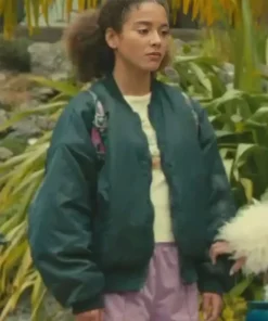 Wild Cherry Grace Gibbons Bomber Jacket