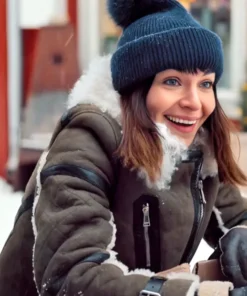 Home for Christmas Johanne Shearling Jacket