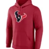 Houston Texans Fanatics Red Pullover Hoodie