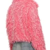 Jordan Firstman I Love LA S01 Charlie Pink Fur Varsity Jacket