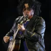 Packers v Lions Halftime Show Jack White Leather Jacket